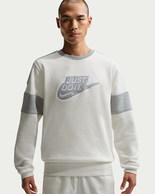 Nike Sportswear Club Men's Fleece Crew-Neck Sweatshirt. Nike.com
